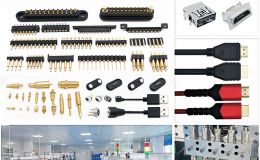 顶针磁吸线批发连接器弹簧针接口 支持传输[双盟电子]